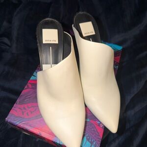 Dolce Vita Women's Ivory Mules